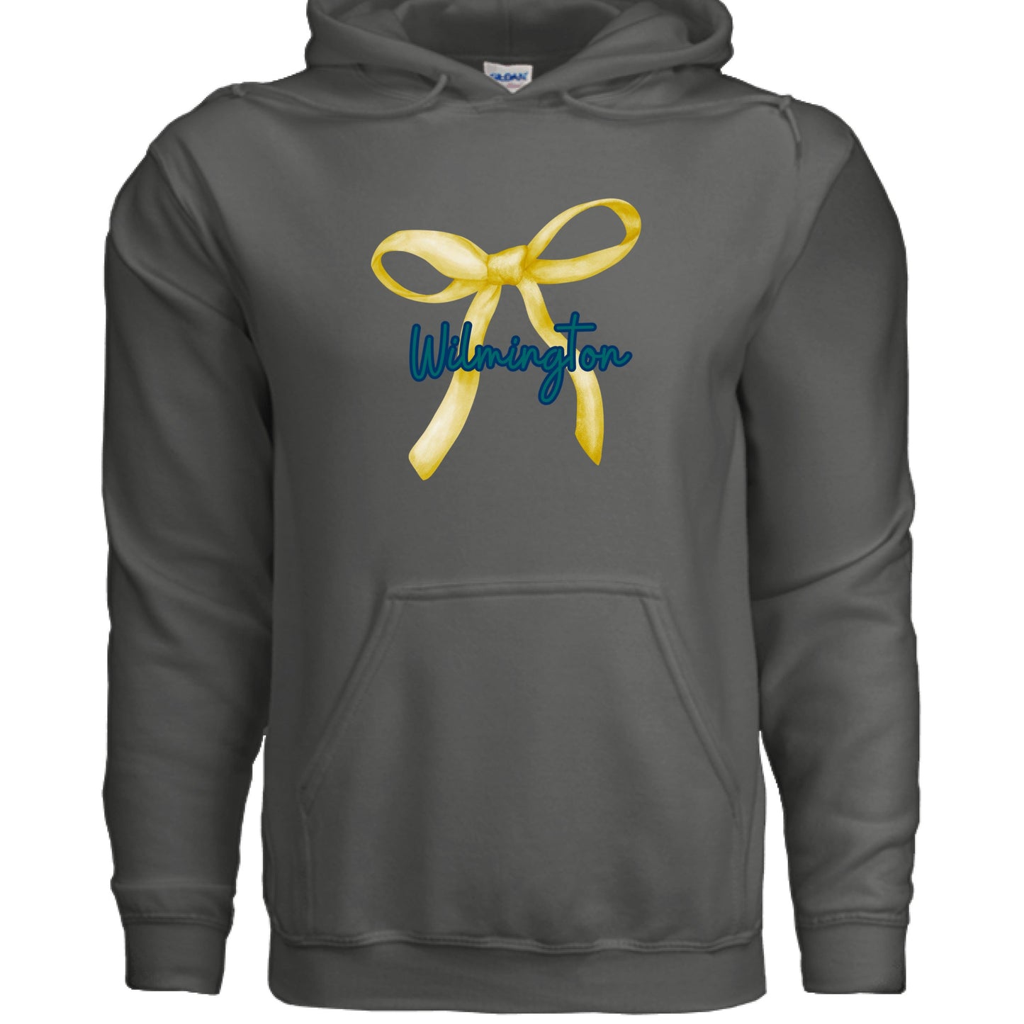 Wilmington Gold Coquette Bow Hoodie