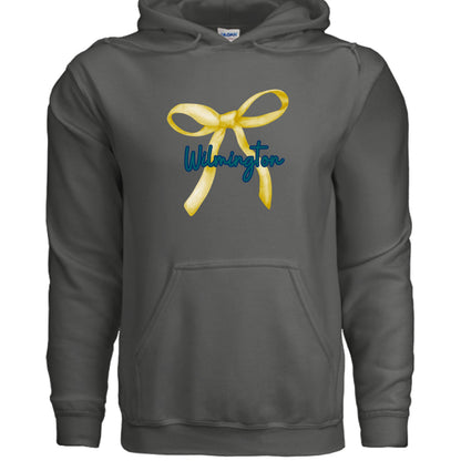 Wilmington Gold Coquette Bow Hoodie