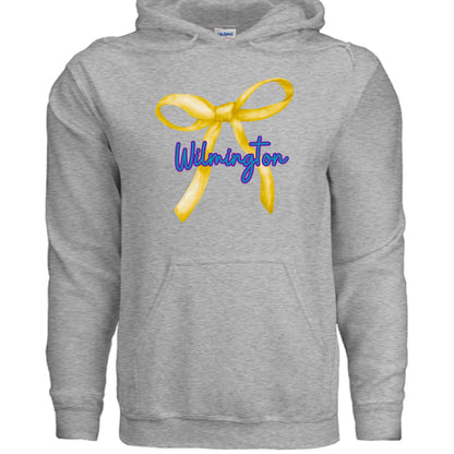 Wilmington Gold Coquette Bow Hoodie