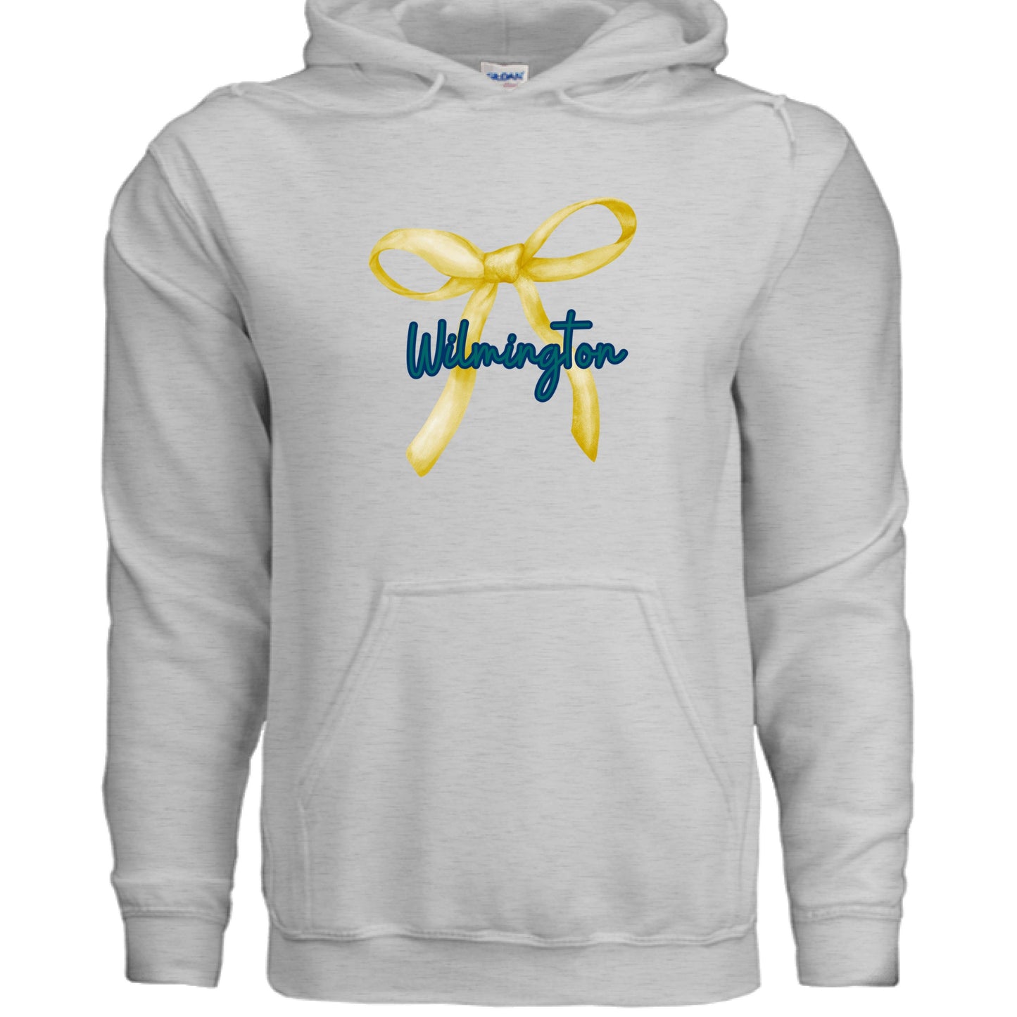 Wilmington Gold Coquette Bow Hoodie