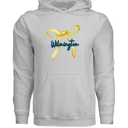 Wilmington Gold Coquette Bow Hoodie