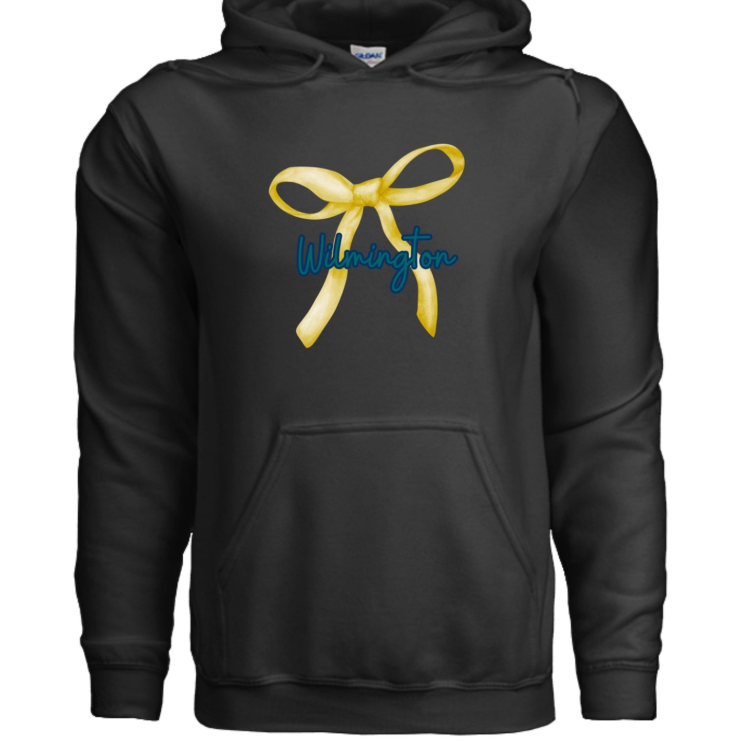Wilmington Gold Coquette Bow Hoodie
