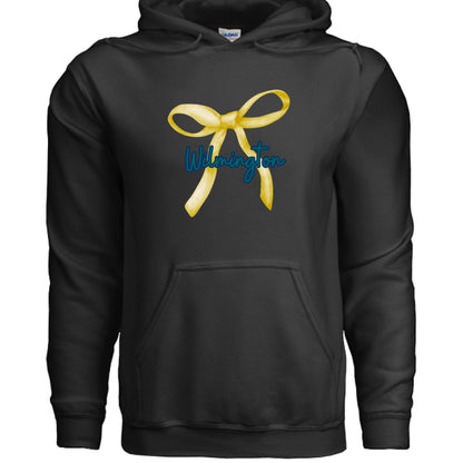 Wilmington Gold Coquette Bow Hoodie