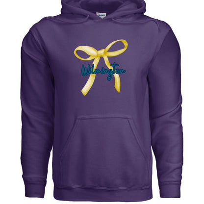Wilmington Gold Coquette Bow Hoodie