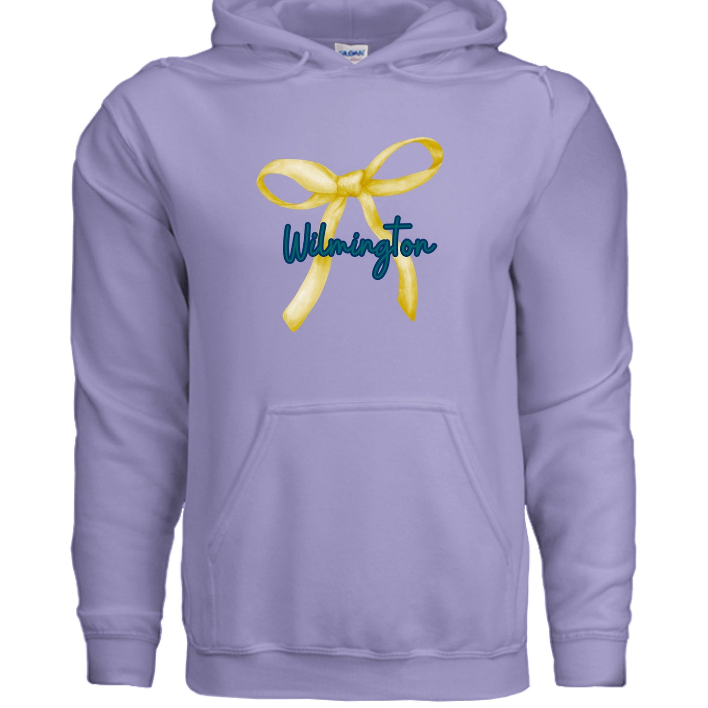 Wilmington Gold Coquette Bow Hoodie