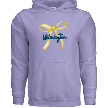 Wilmington Gold Coquette Bow Hoodie