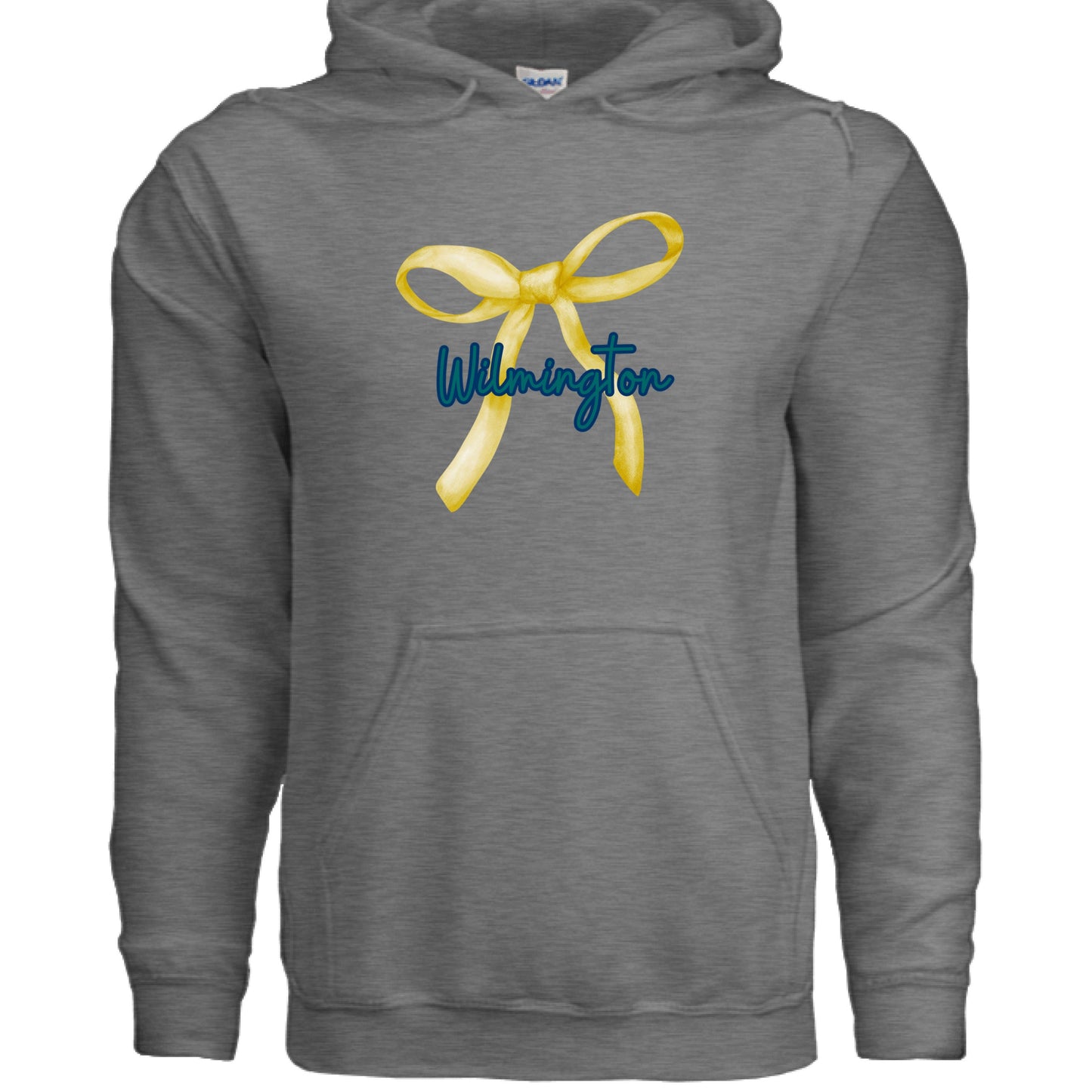 Wilmington Gold Coquette Bow Hoodie