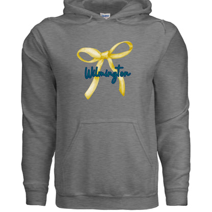 Wilmington Gold Coquette Bow Hoodie
