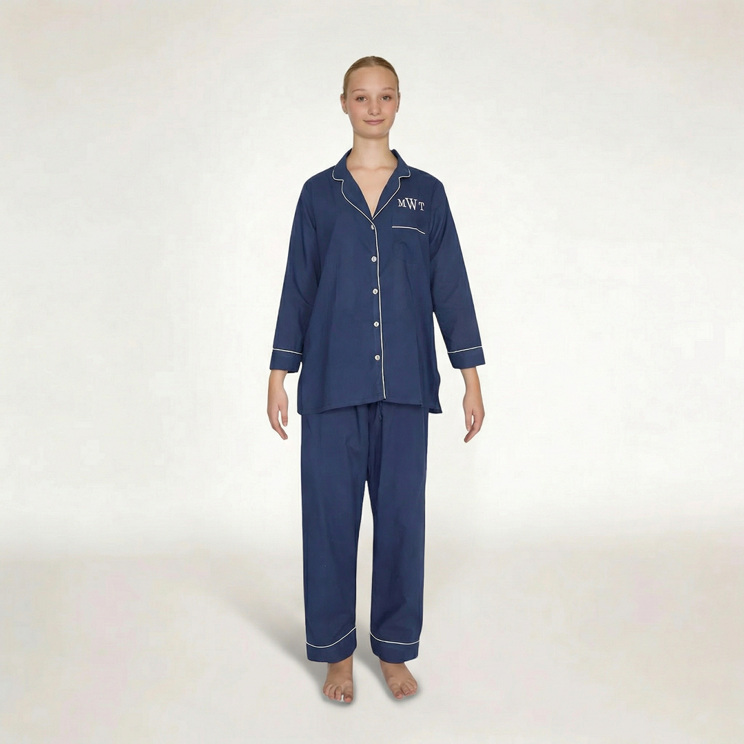PIJAMA "CLASSIC NAVY" CON PANTALON