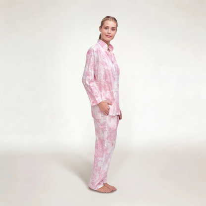PIJAMA "PARIS ROSA" CON PANTALON