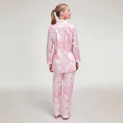 PIJAMA "PARIS ROSA" CON PANTALON