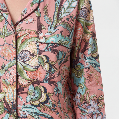 PIJAMA "PEONY/ APRICOT" CON PANTALON