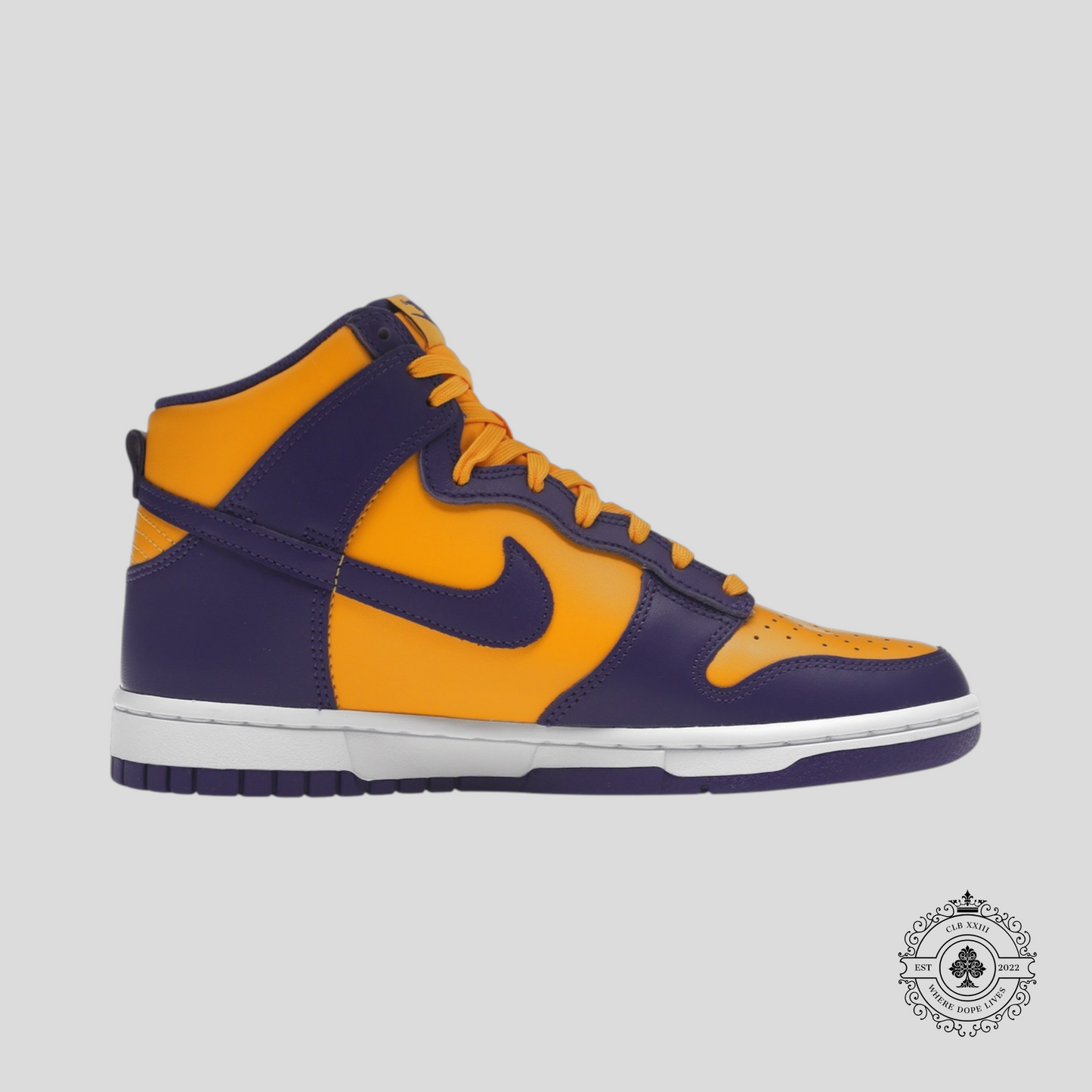 Nike Dunk High Lakers